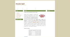 Desktop Screenshot of penzionopal.sk